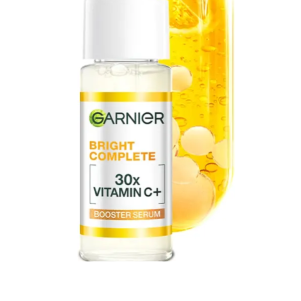 GARNIER Vitamin C + Face Serum for Skin Brightening with 2% Niacinamide & 0.5% BHA (15 ml)
