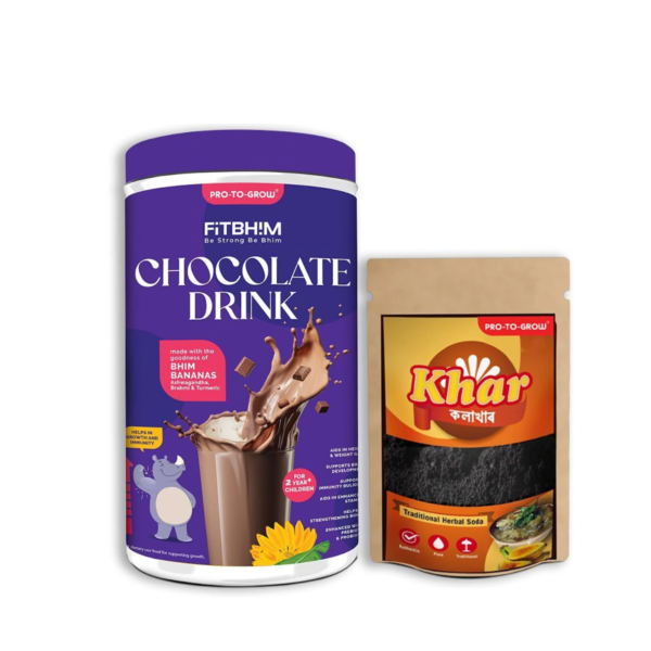Chocolate Drink (Complete Health and Nutritional Pack of Fitbhim Chocolate and Khar)